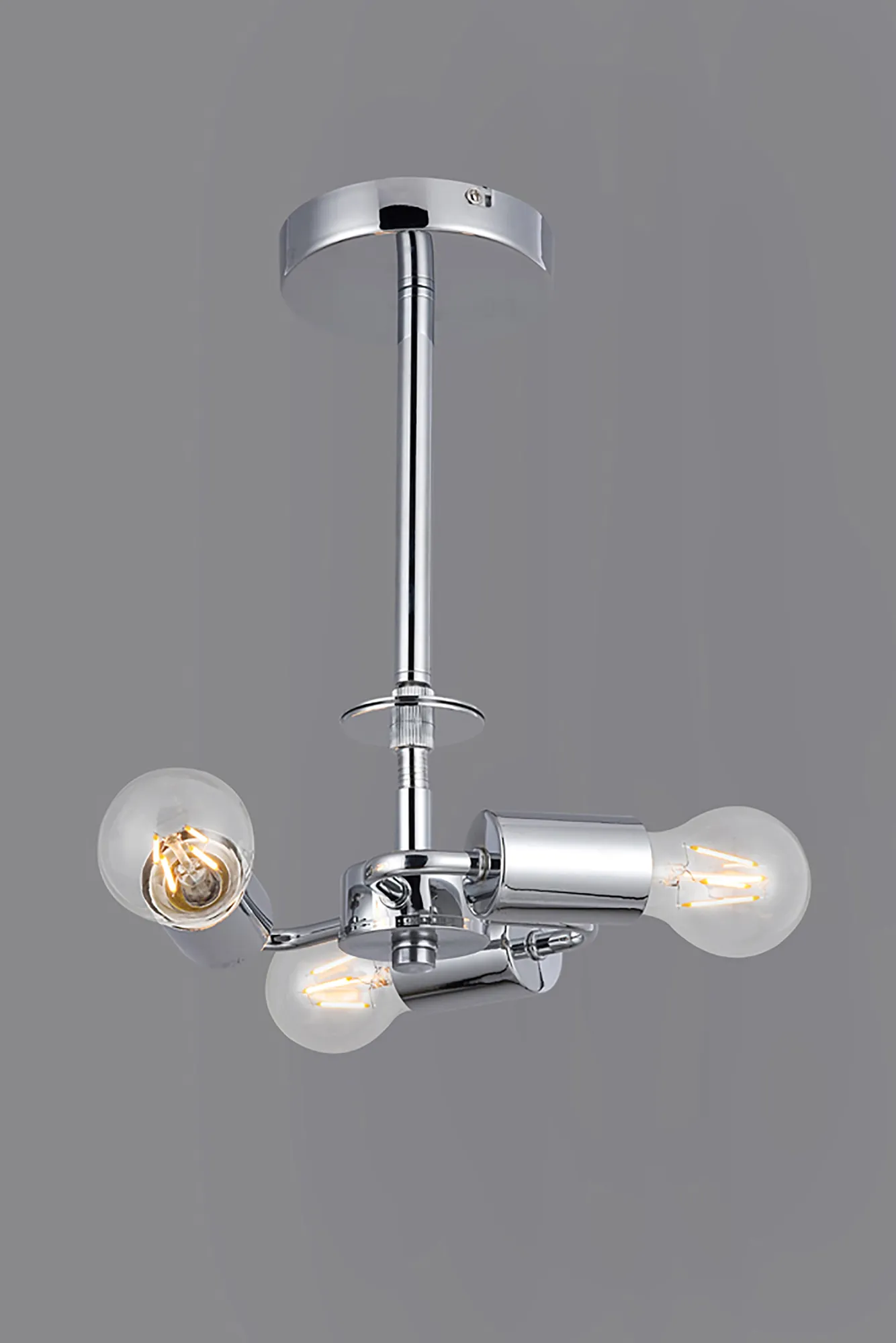 Baymont Semi Flush 3 Light Polished Chrome D0336  Deco Baymont PC